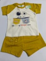 Baby Boy Cotton T-Shirt & Half Pants Set - Image 5
