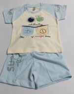 Baby Boy Cotton T-Shirt & Half Pants Set - Image 6
