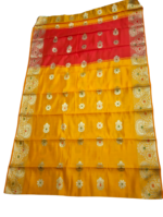 আদরের ছোট সোনামণির সখের হাফ সিল্ক শাড়ি - Image 3